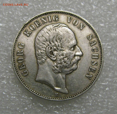 Королевство Саксония. Георг. 5 МАРОК 1903 года. - Горг (3).JPG