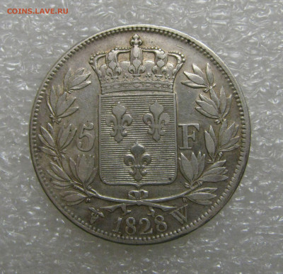 Королевство Франция. Карл X. 5 ФРАНКОВ 1828 года. - Карл (5).JPG