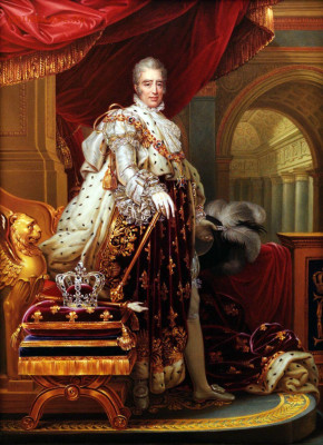 Королевство Франция. Карл X. 5 ФРАНКОВ 1828 года. - Карл