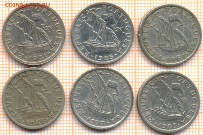 Португалия 2,5 эскудо, фикс 10 руб - Португалия 2 с пол эскудо 2904