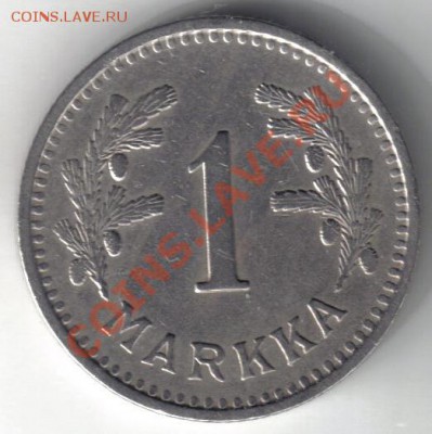 Финляндия 1 марка 1930 до 15.10 21.00мск - Финляндия 1 марка 1930-2
