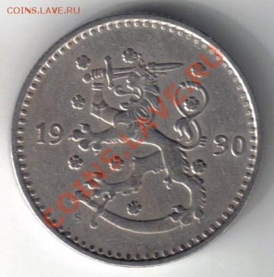 Финляндия 1 марка 1930 до 15.10 21.00мск - Финляндия 1 марка 1930-1