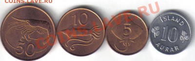Монеты Исландии до 15.10 21.00мск - Монеты Исландии-1