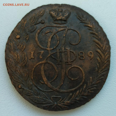 5 копеек 1791 АМ, 1792 АМ, 1789 ЕМ, 1792 ЕМ - Г - 5 копеек 1789 ЕМ 2