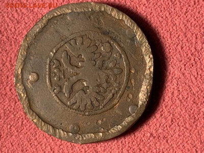 5 копеек 1727 крестовик оригинал патина опиленный гурт - IMG_0571