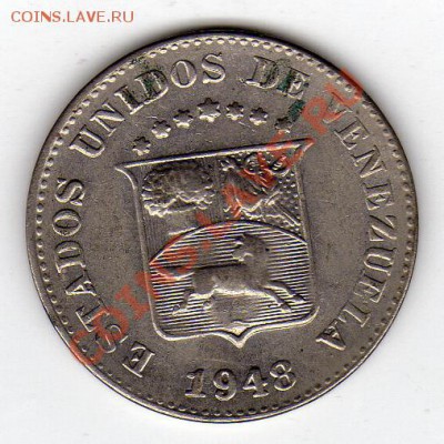 ВЕНЕСУЭЛА 5 СЕНТИМО 1948 ДО 17.10.11 В 22.00МСК (506) - img551
