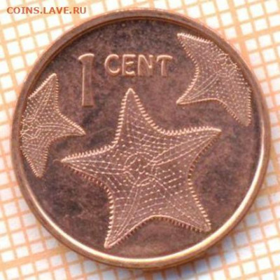 Багамы 1 цент 2015 г., до 29.03.2021 г. 22.00 по Москве - Багамы 1 цент 2015 2714