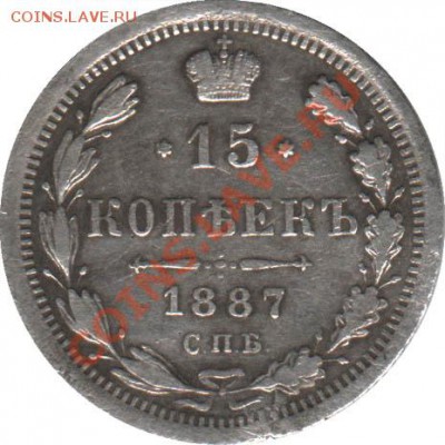 Распродажа - 15_kopeek_1887_SPB-AG_Rossija_R