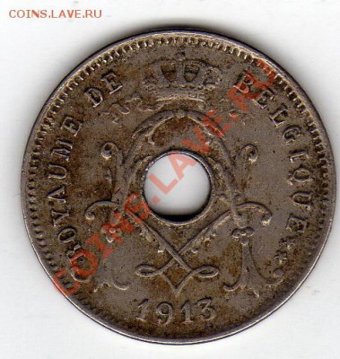 БЕЛЬГИЯ 5 САНТИМОВ 1913 ДО 17.10.11 В 22.00МСК (545) - img565