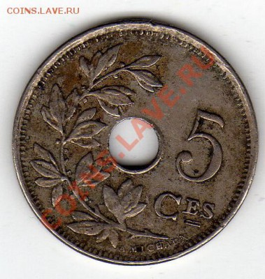 БЕЛЬГИЯ 5 САНТИМОВ 1913 ДО 17.10.11 В 22.00МСК (545) - img566