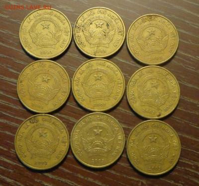 ВЬЕТНАМ - 5000 донгов 9 штук до 30.03, 22.00 - Вьетнам 5000 донгов 9 шт_2.JPG