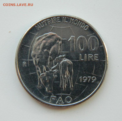 Италия 100 лир 1979 г.(Фауна) Юбилейная до 31.03.21 - DSCN7791.JPG