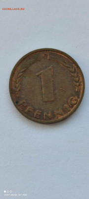 Германия 1 пфенниг 1970F - 1970F