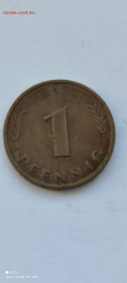 Германия 1 пфенниг 1982D - 1982D