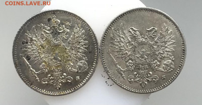 5 финских монет 25 и 50 пенни 1916 и 1917 До 30.03.21 22.00 - 3C13B45C-567A-4A4F-9E00-2DE10DFB82AC