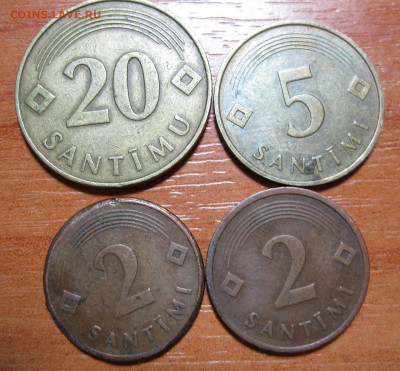 Латвия 20,5,2сантима 1992г. - IMG_4378.JPG