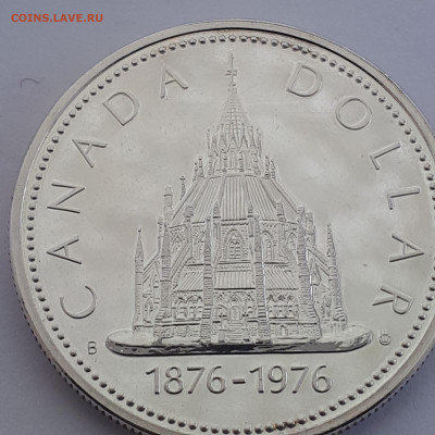 Канада.1 доллар,1976.Spec До 3.04.21г, 21-00 МСК Мо - Кан.библ,3