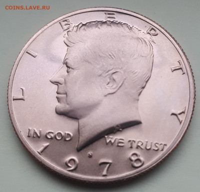 США. Пруф. HALF DOLLAR "S" 1978г. До 3.04.21г, 21-00 МСК - 1978