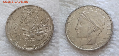 Иностранные монеты по фиксированной цене - ИТАЛИЯ 100 лир 1995 ФАО 20180731_123609
