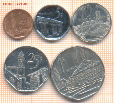 Куба 5 монет, до 03.04.2021 г. 22.00 по Москве - куба 5 монет 2959