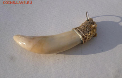 Брелок из КЛЫКА МЕДВЕДЯ с навершием - 5.JPG