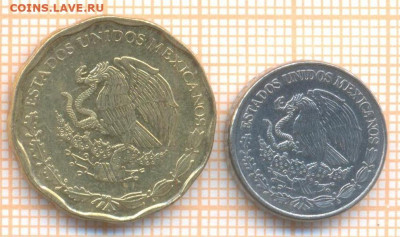 Мексика 50 сент 2007,2014 г., до 03.04.2021 г. 22.00 по Моск - Мексика 50 сентаво 2шт 2637а