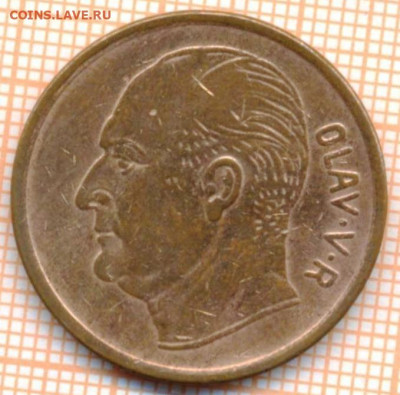 Норвегия 5 эре 1971 г., до 03.04.2021 г. 22.00 по Москве - Норвегия 5 эре 1971 3001а
