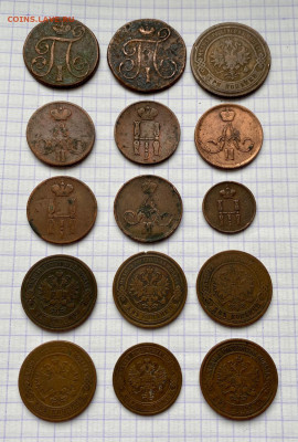 ЛОТ 30 монет РИ. 1751-1916 гг. - 07519B64-BD8F-4A0D-9621-6CA7282C14F7
