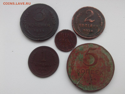 2 КОПЕЙКИ 1927, 1 2 3 5 КОПЕЕК 1924 до 22.оо мск 3.04.2021 - IMG05931
