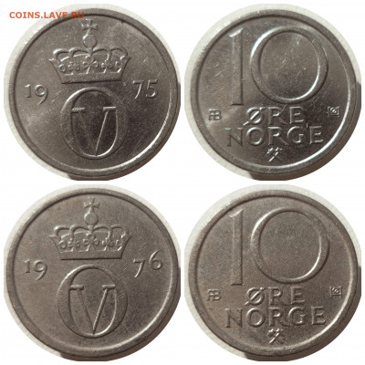 ФИКС 10 эре 1975-1990 гг. НОРВЕГИЯ до 31.03.21 в 22:00 МСК - CollageMaker_20201218_165401223