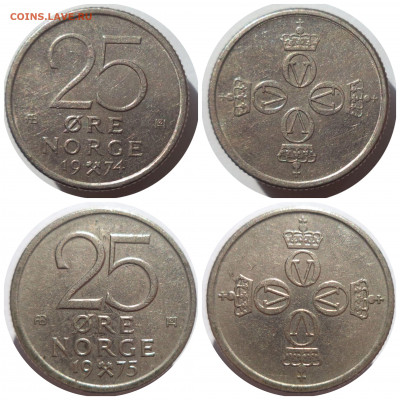 ФИКС 25 эре 1924-1975 гг. НОРВЕГИЯ до 31.03.21 в 22:00 МСК - CollageMaker_20210329_111032218