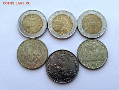 Лот юбилейки Филлипины 6 монет - 2
