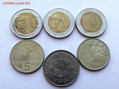 Лот юбилейки Филлипины 6 монет - 1