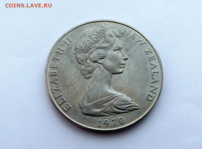 Новая Зеландия 1 доллар, 1970 Гора Кука - 2