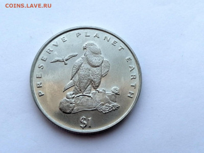 Эритрея 1 $, 1996 Берегите планету Средиземноморский сокол - 1