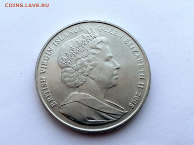 Британские Виргинские острова 1$, 2005 Горацио Нельсон - 1