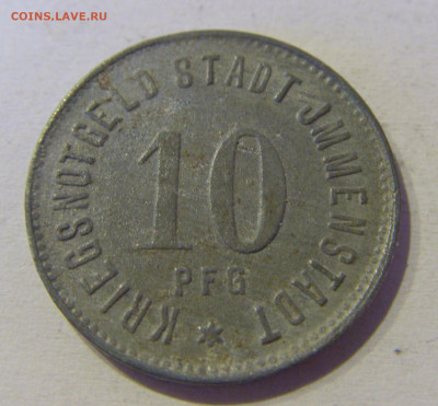 Нотгельд 10 пф 1919 Имменштадт №1в 03.04.2021 22:00 МСК - CIMG2778.JPG