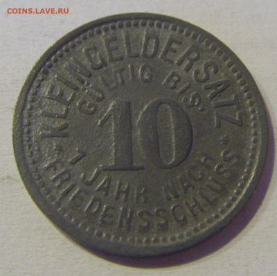 Нотгельд 10 пф 1918 Гёсниц №1в 03.04.2021 22:00 МСК - CIMG2825.JPG