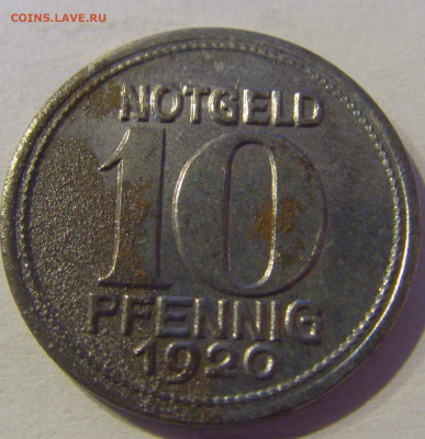 Нотгельд 10 пф 1920 Кобленц №1в 03.04.2021 22:00 МСК - CIMG2850.JPG
