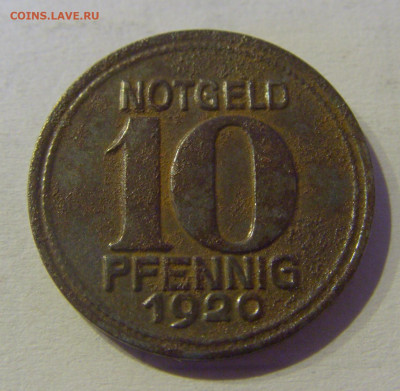 Нотгельд 10 пф 1920 Кобленц №2в 03.04.2021 22:00 МСК - CIMG2854.JPG