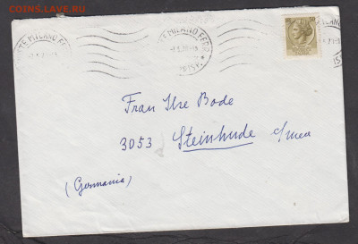 Италия 1970конверт пр почту до 04 04 - 394