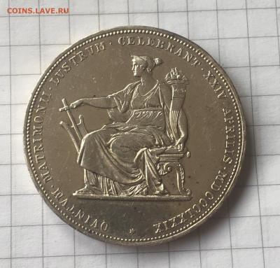 2 гульдена 1879 свадебный. Австро-Венгрия.до 31.03.21в 22-00 - E141955A-77AB-457C-93C0-9BC4E28118A8