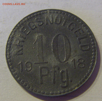 Нотгельд 10 пф 1918 Апольда №1в 03.04.2021 22:00 МСК - CIMG2910.JPG