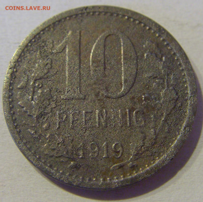 Нотгельд 10 пф 1919 Нихайм №1в 03.04.2021 22:00 МСК - CIMG2966.JPG