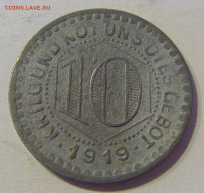 Нотгельд 10 пф 1919 Кальв №1в 03.04.2021 22:00 МСК - CIMG2982.JPG