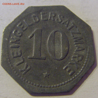 Нотгельд 10 пф Регенсбург №1в 03.04.2021 22:00 МСК - CIMG3014.JPG