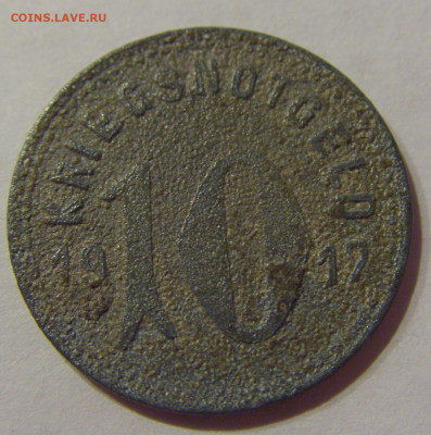 Нотгельд 10 пф 1917 Шпайер №1 03.04.2021 22:00 МСК - CIMG6768.JPG