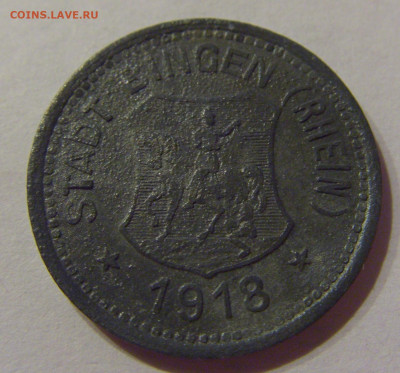 Нотгельд 10 пф 1918 Бинген №1 03.04.2021 22:00 МСК - CIMG6774.JPG