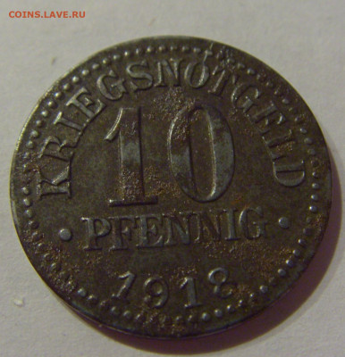Нотгельд 10 пф 1918 Брауншвейг №1 03.04.2021 22:00 МСК - CIMG6788.JPG