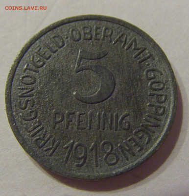 Нотгельд 5 пф 1918 Гёппинген №2 03.04.2021 22:00 МСК - CIMG6840.JPG